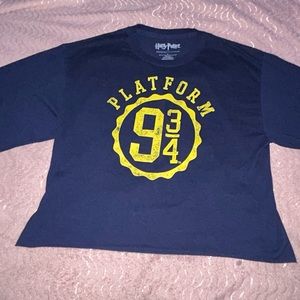 Harry Potter long Sleeve Crop top